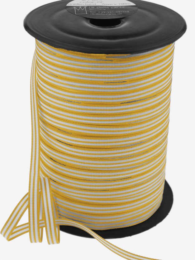 streifenband-gewebt-gelb-weiss-schmal-hochwertig
